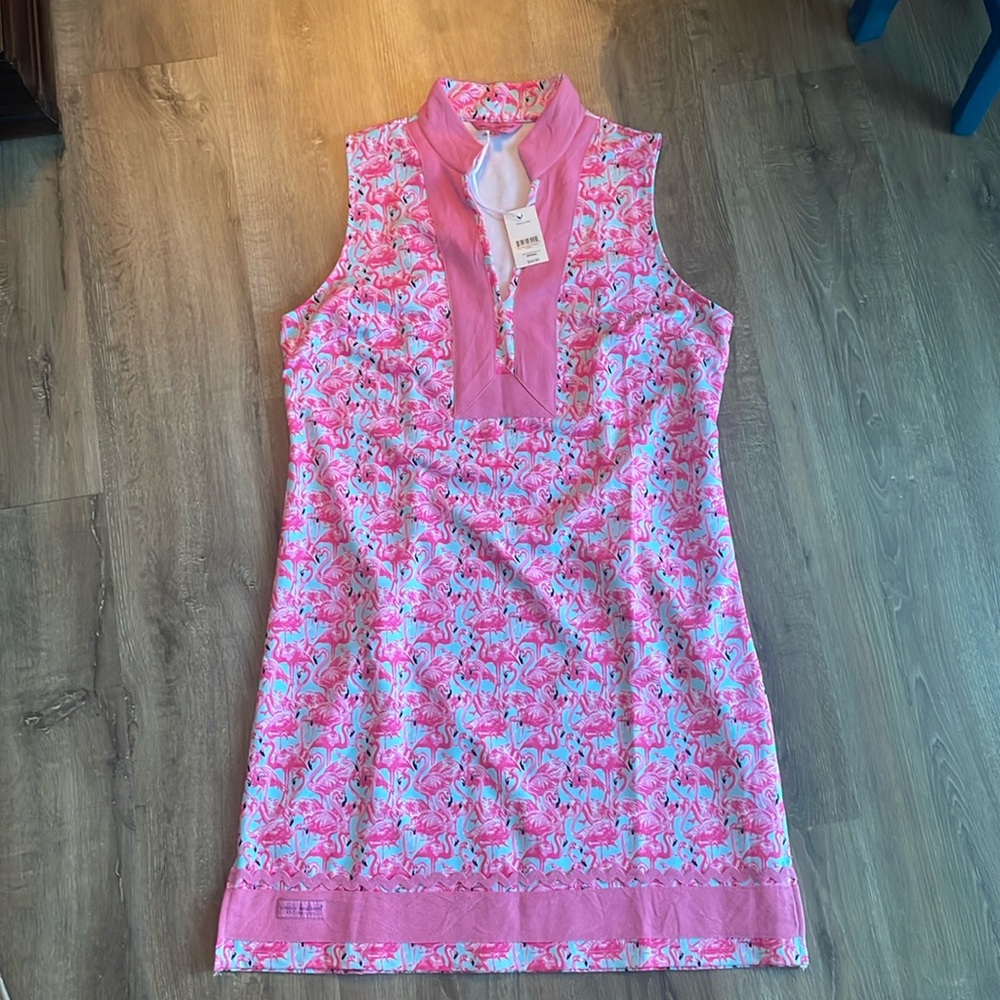 NWT Simply Southern Tunic Dress-Flamingo Size Large